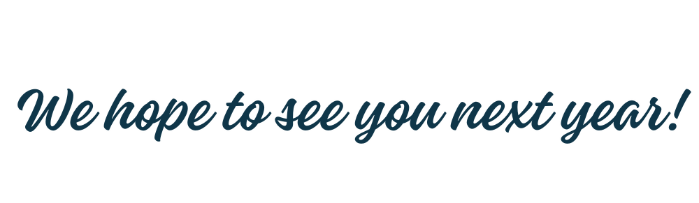 See you next year! See you next year!
